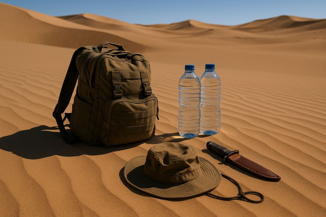 Survie en désert : l’équipement vital